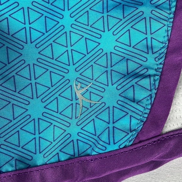 DANSKIN Now Blue Purple and White Athletic Shorts - Picture 11 of 11